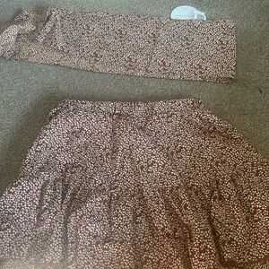Shein 2 piece top and skirt. Tags still on never worn.
